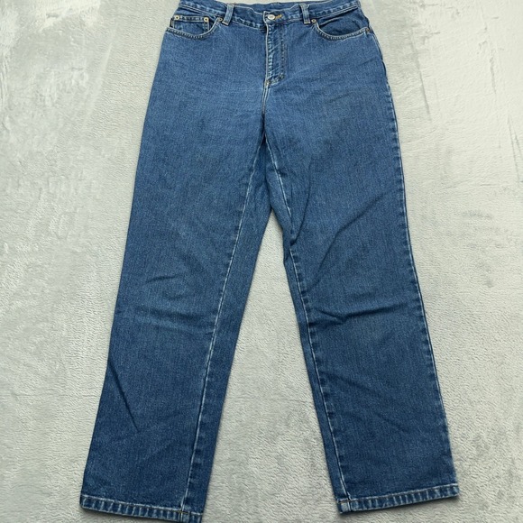 Ralph Lauren Denim - Lauren Ralph Lauren Straight Leg Jeans Womens Blue 8 Denim Cotton Streetwear
